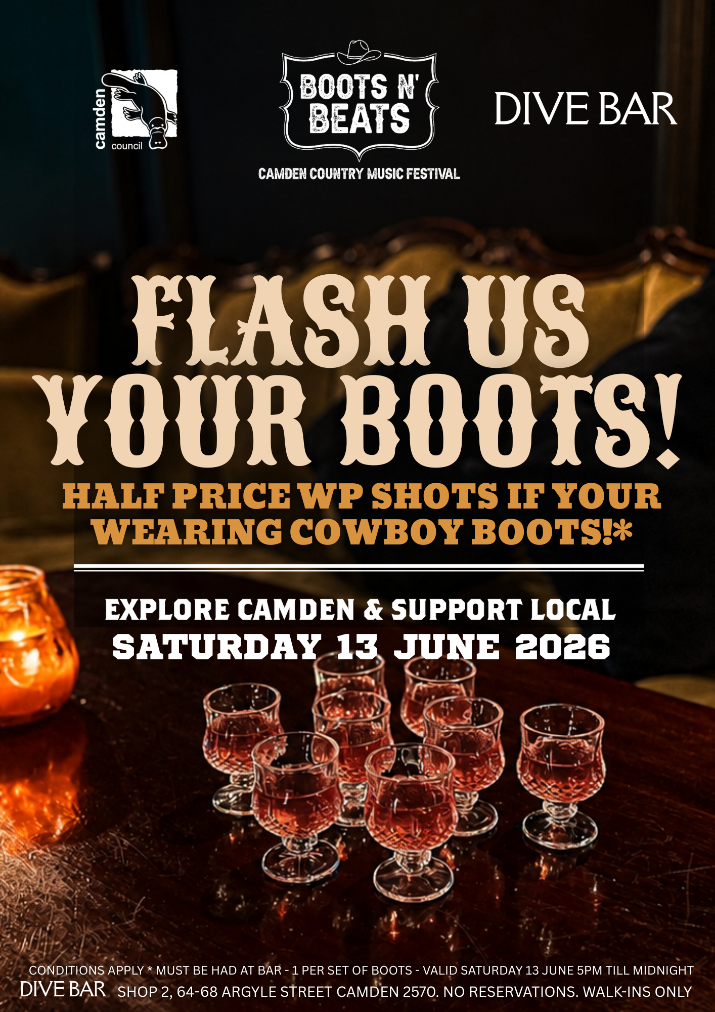 TEST DIVE BAR Camden Village After Party TEST